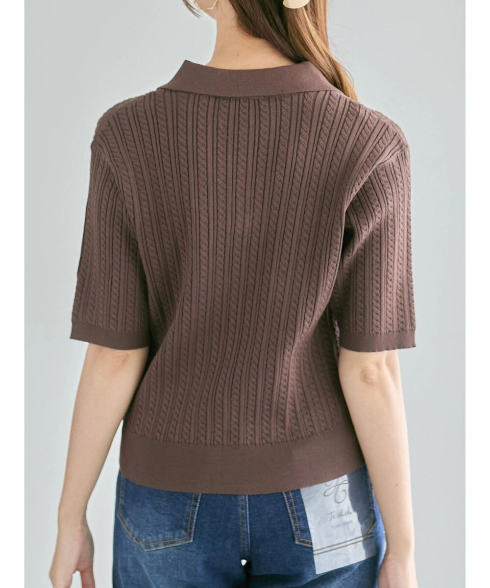 Te chichi ミニケーブルポロニット 