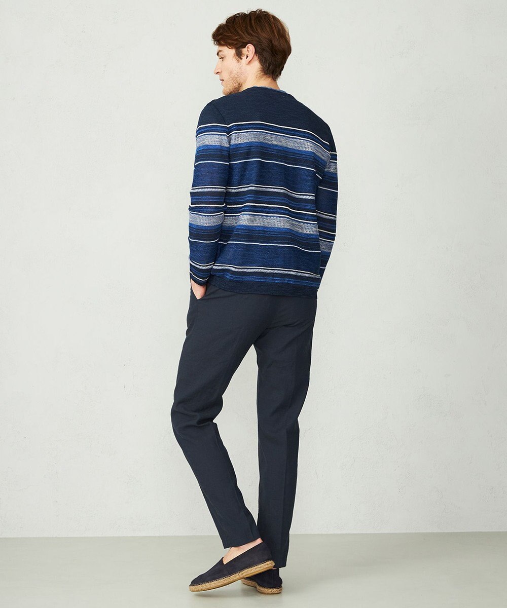 JOSEPH ABBOUD 【キングサイズ】リヨセルリネンシャンブレー パンツ 