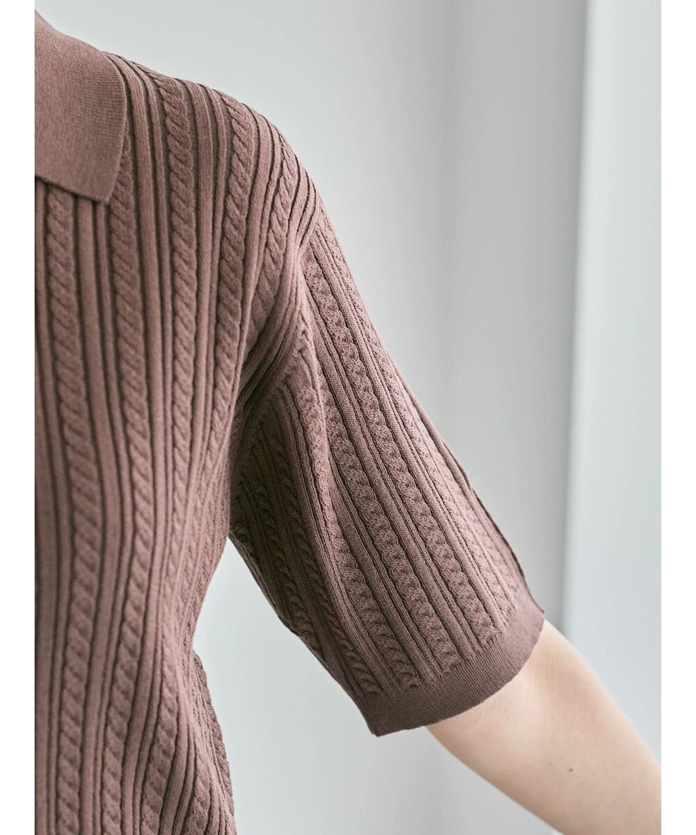 Te chichi ミニケーブルポロニット 