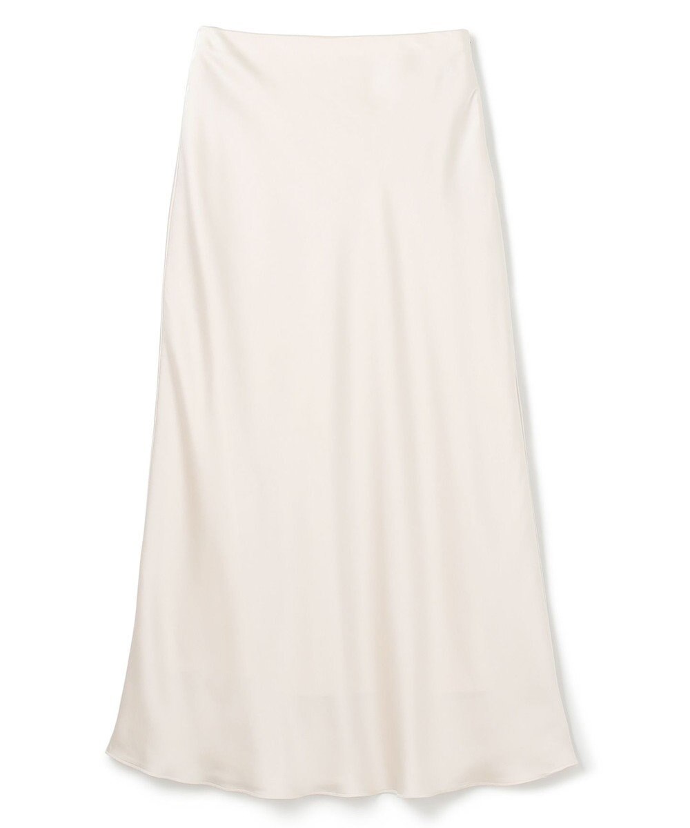 UNFILO 【新色・新サイズ登場！】サテン ナロースカート 