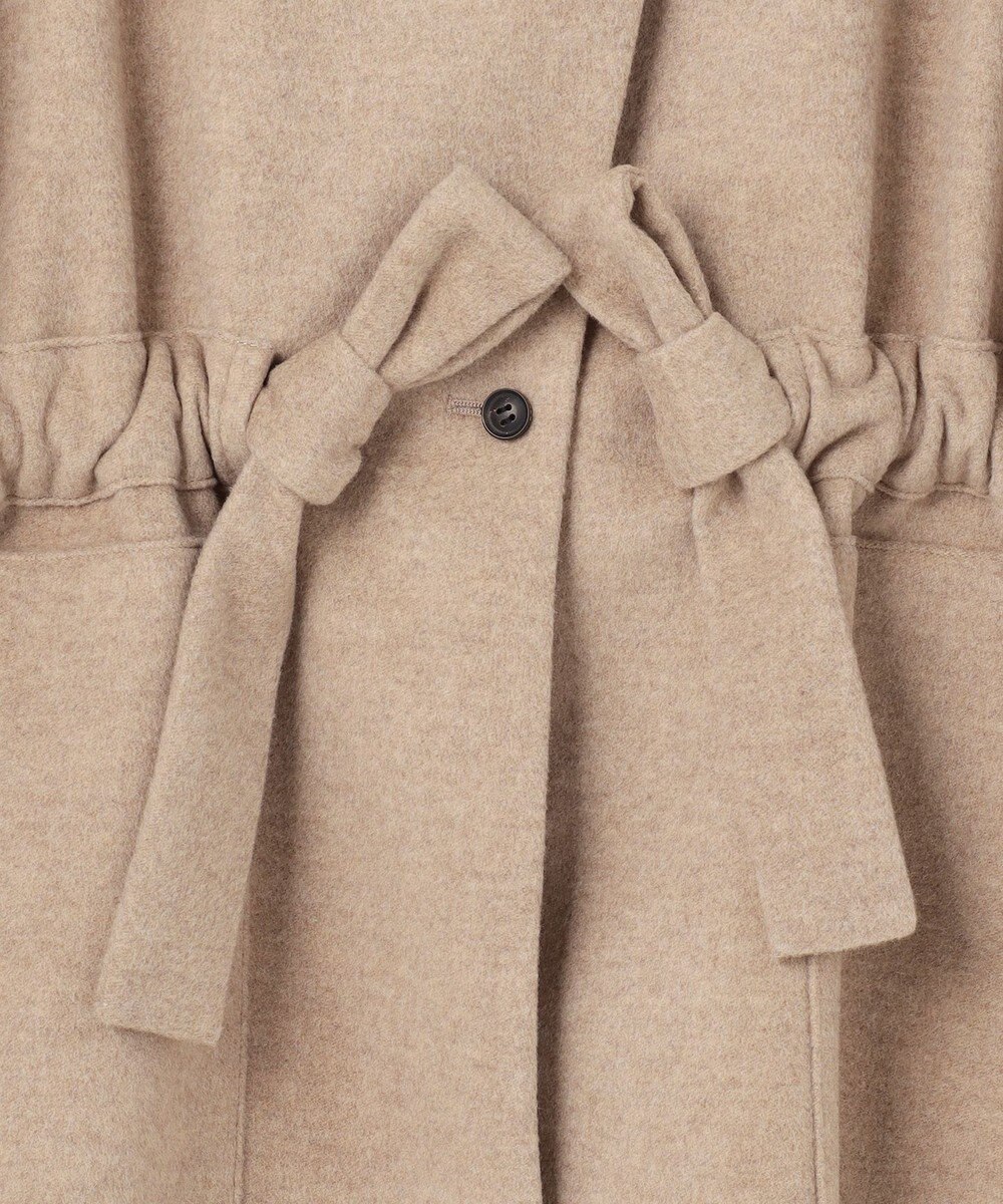 BEIGE， LABBOCK / ウール混2WAYショートコート 