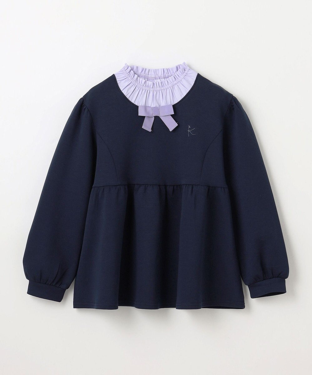 組曲 KIDS 【150-160㎝】ボウタイリボン トップス 