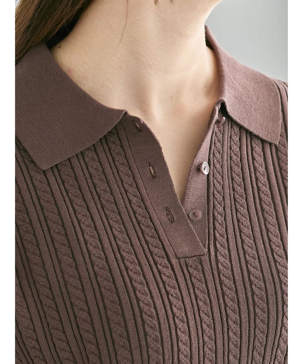 Te chichi ミニケーブルポロニット 