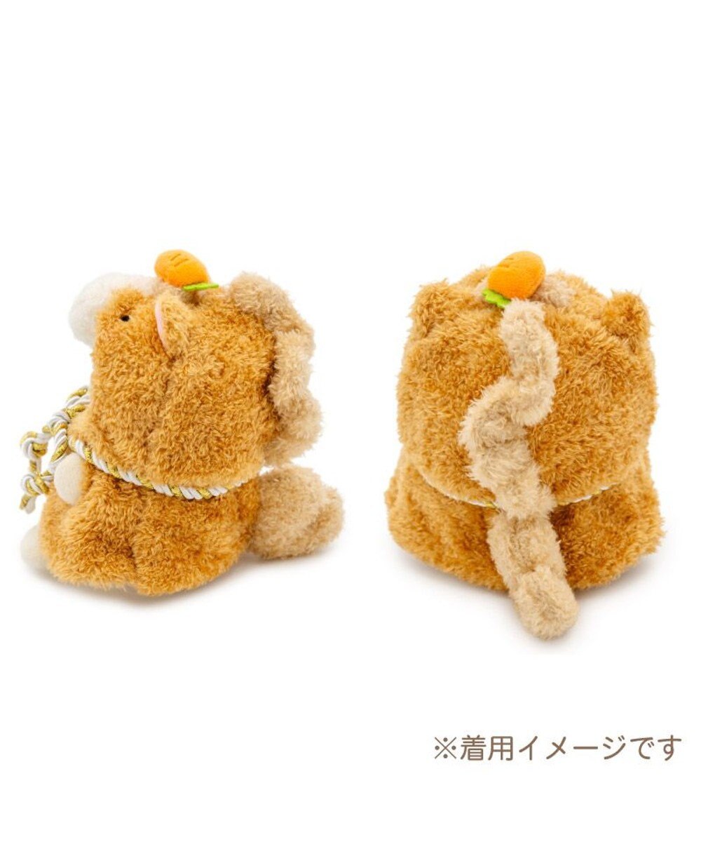 Mother garden しろたん ついてきちゃうしろたん マスコット 着せ替え服 午年 《茶》 単品 