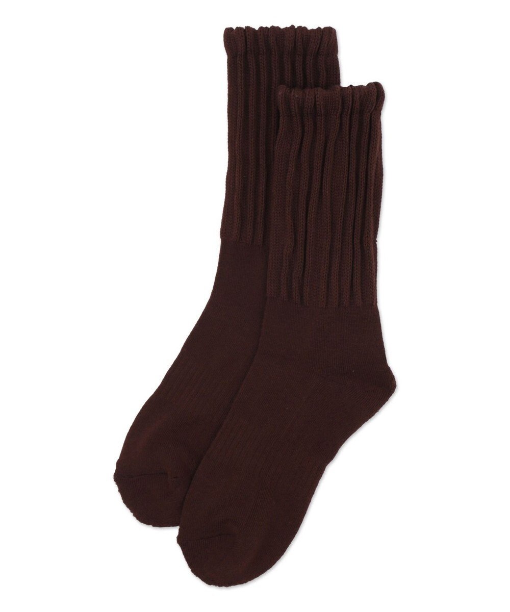 WEGO サポート付きボリューム無地リブソックス 