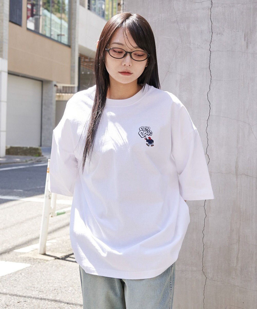 WEGO 【ユニセックス着用ITEM/SMLサイズ展開】別注BENDAVISワンポイントT（SS） 