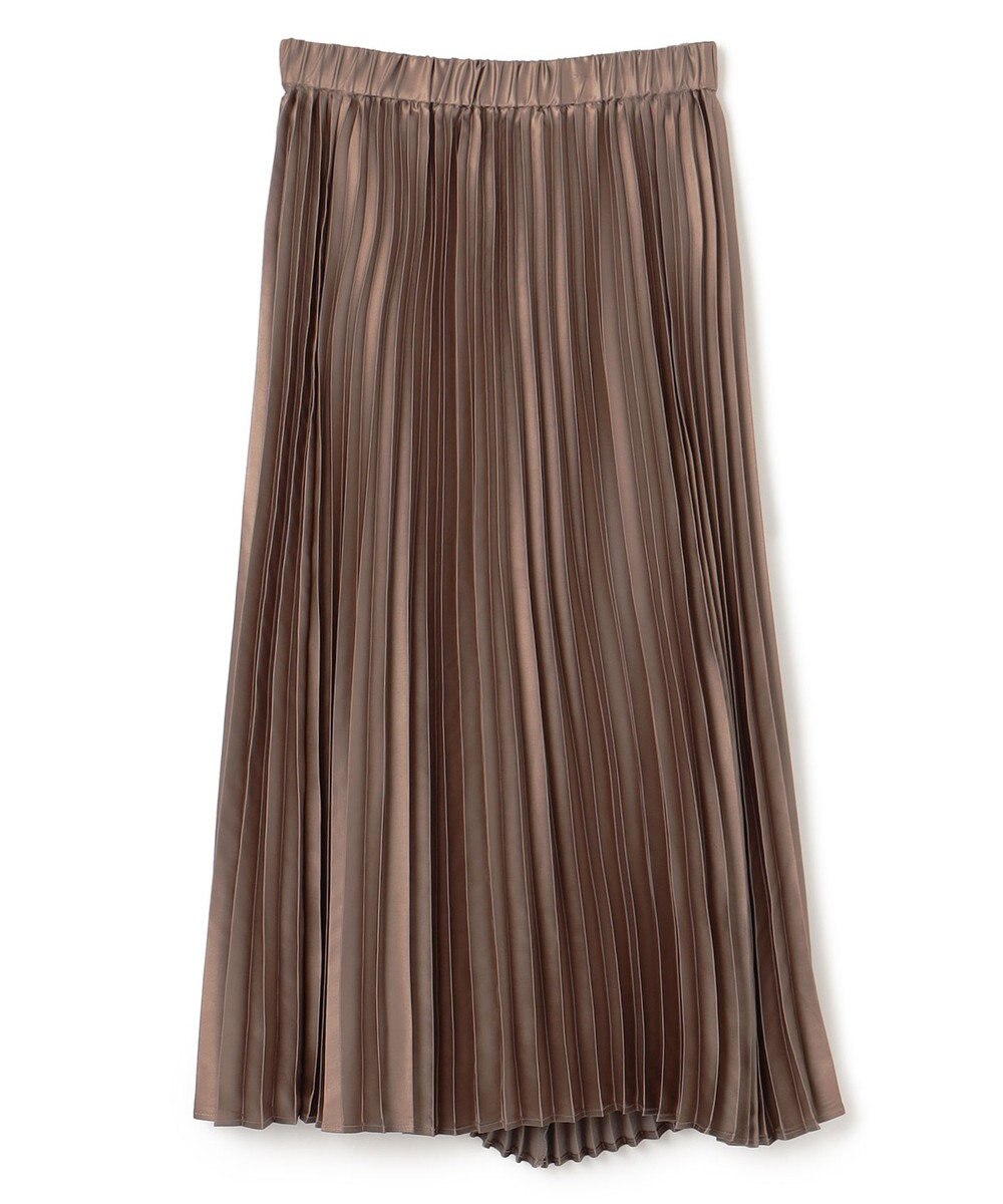 UNFILO 【洗える】チンツプリーツスカート 