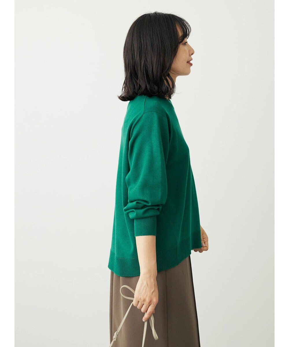 Green Parks アルガンオイル配合　クルーネックプルオーバー 