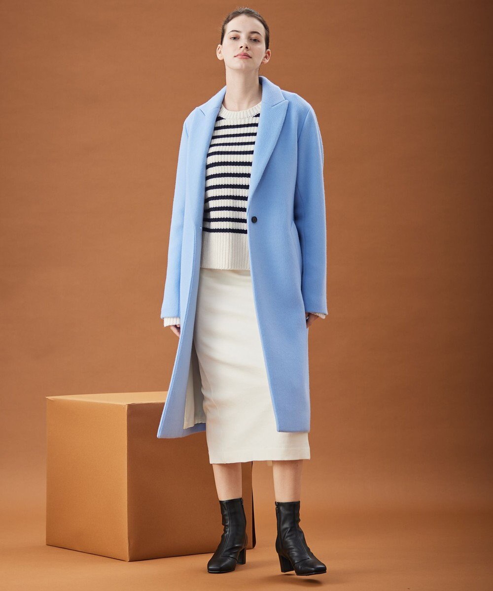 BEIGE， PONT NEUF/ ボーダーニットトップス 