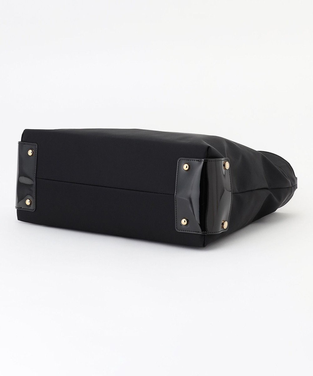 LA BAGAGERIE ツイルナイロン×エナメル 2WAYトートバッグ Mサイズ 