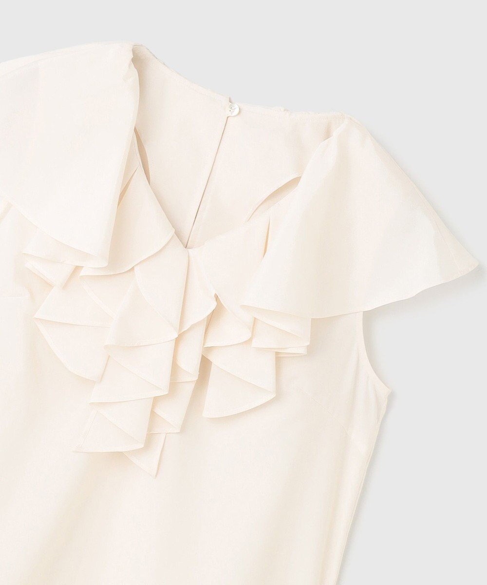 GRACE CONTINENTAL フリルカラートップ 