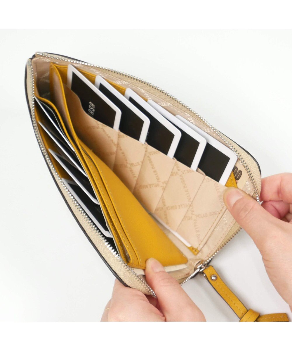 PELLE BORSA L字ファスナーコンパクト長財布 Very Goods ベリーグッズ 7204 