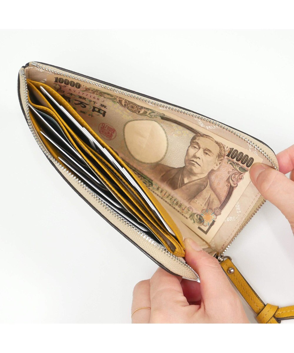 PELLE BORSA L字ファスナーコンパクト長財布 Very Goods ベリーグッズ 7204 