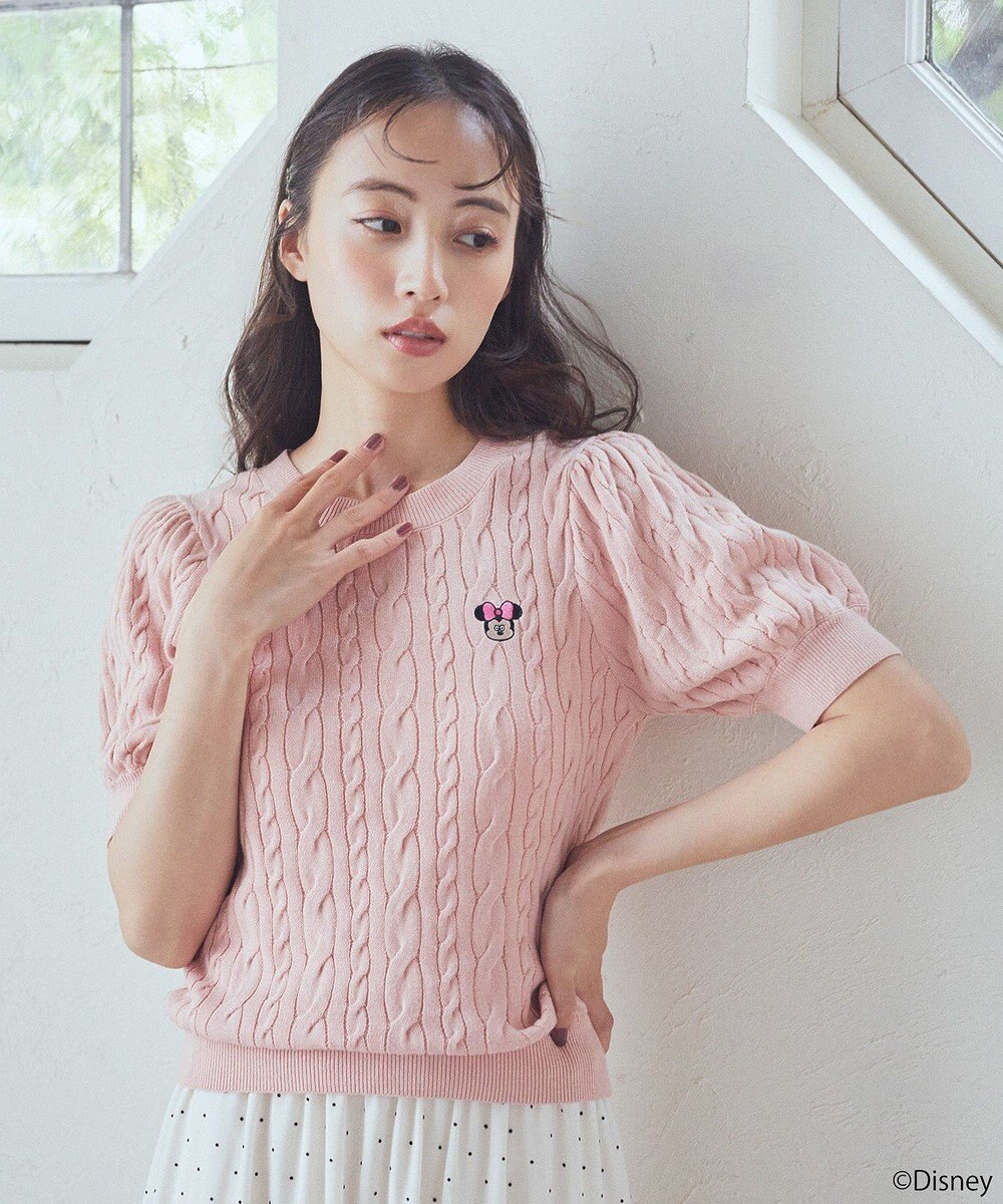 earth music&ecology Ｄｉｓｎｅｙ×Ｓｅｉｊｉ　Ｍａｔｓｕｍｏｔｏ刺繍ニット 