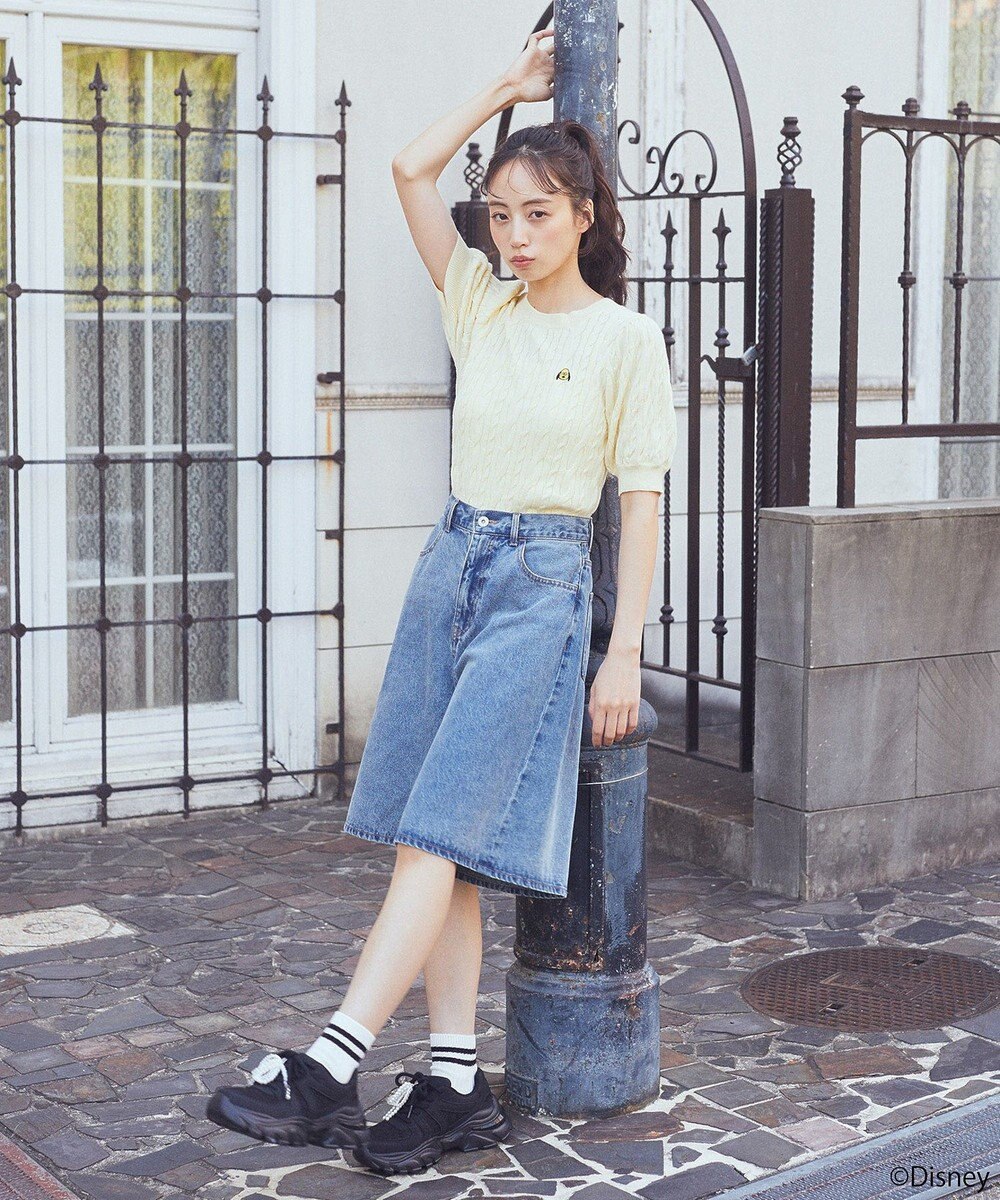 earth music&ecology Ｄｉｓｎｅｙ×Ｓｅｉｊｉ　Ｍａｔｓｕｍｏｔｏ刺繍ニット 