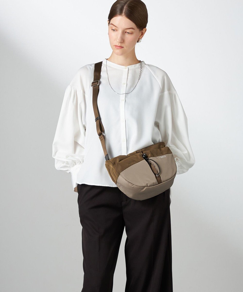 Y'SACCS ドローストリング コンビカラーショルダー mini 