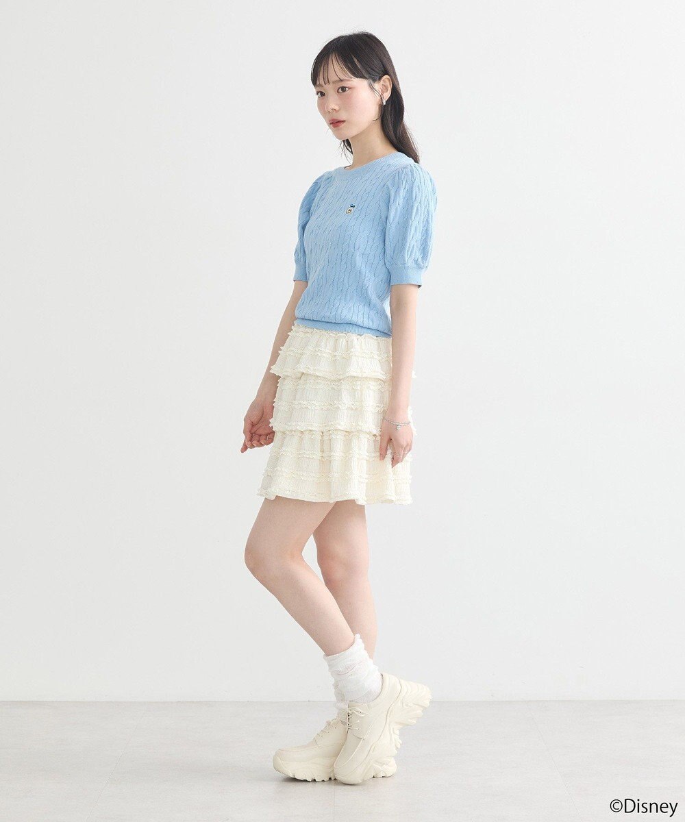 earth music&ecology Ｄｉｓｎｅｙ×Ｓｅｉｊｉ　Ｍａｔｓｕｍｏｔｏ刺繍ニット 