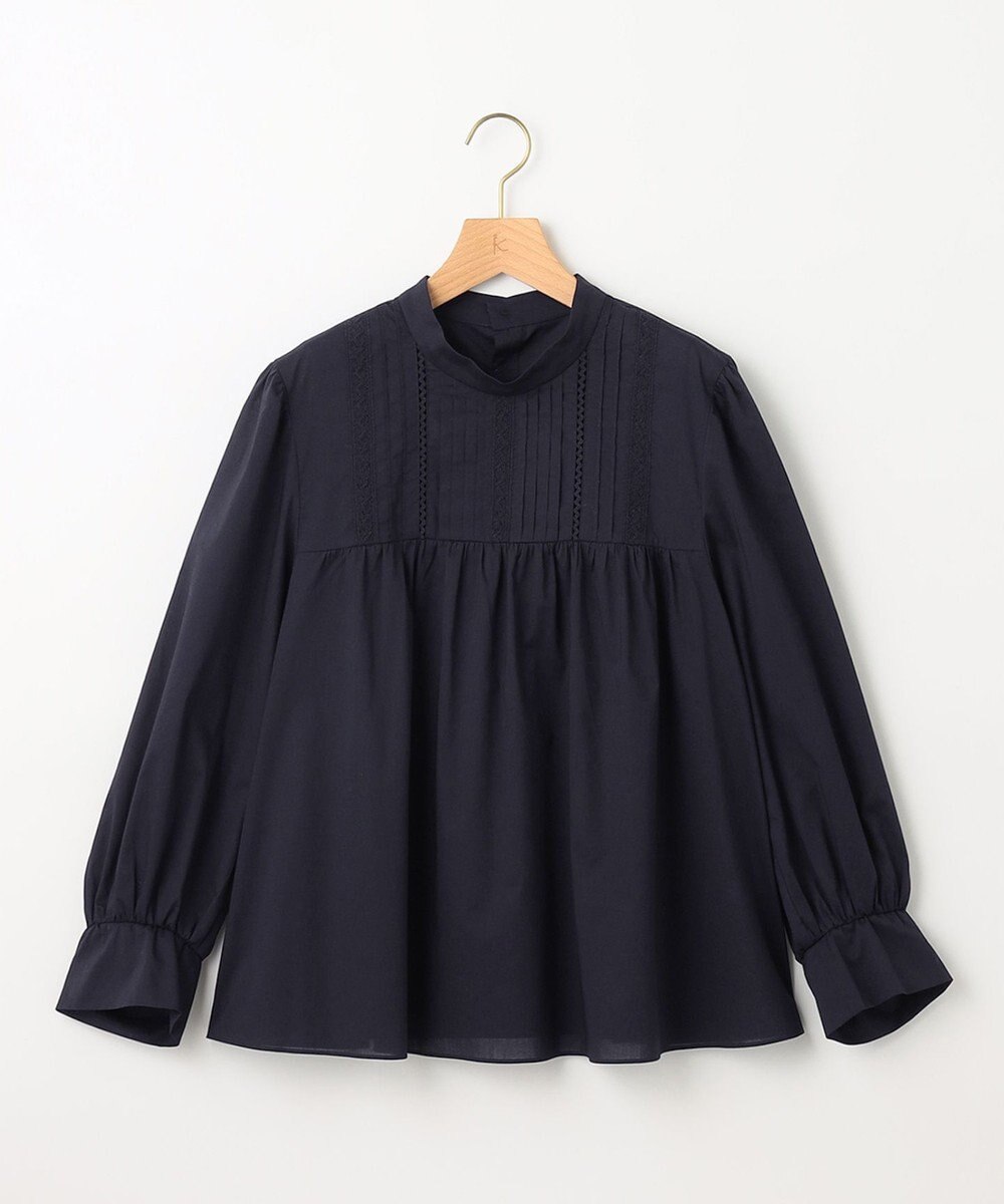 組曲 レースコンビタックディテール ブラウス 