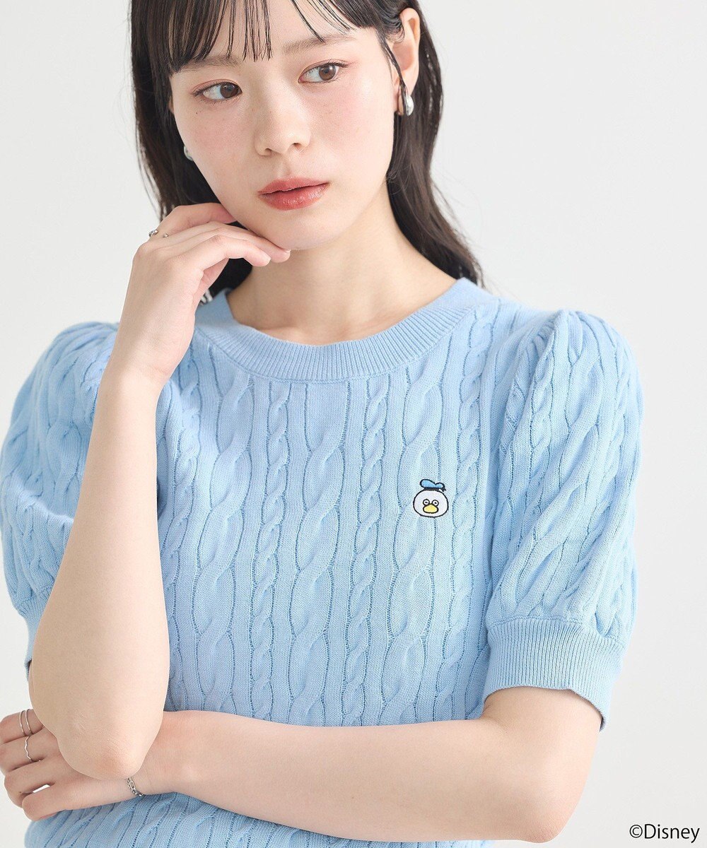 earth music&ecology Ｄｉｓｎｅｙ×Ｓｅｉｊｉ　Ｍａｔｓｕｍｏｔｏ刺繍ニット 