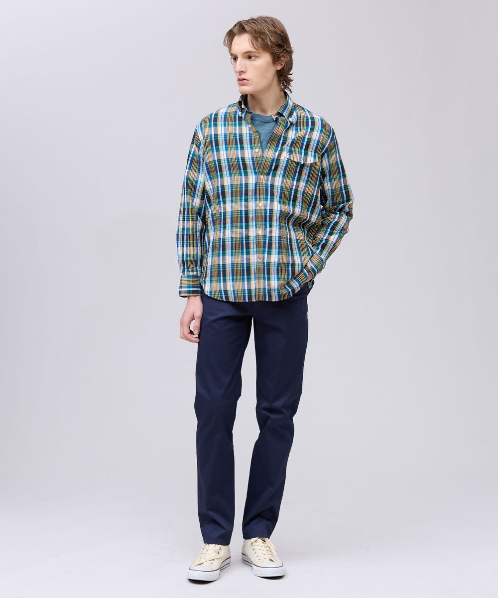 J.PRESS MEN 【Aero Weave】クールマックス サッカーシャツ / B.D. 