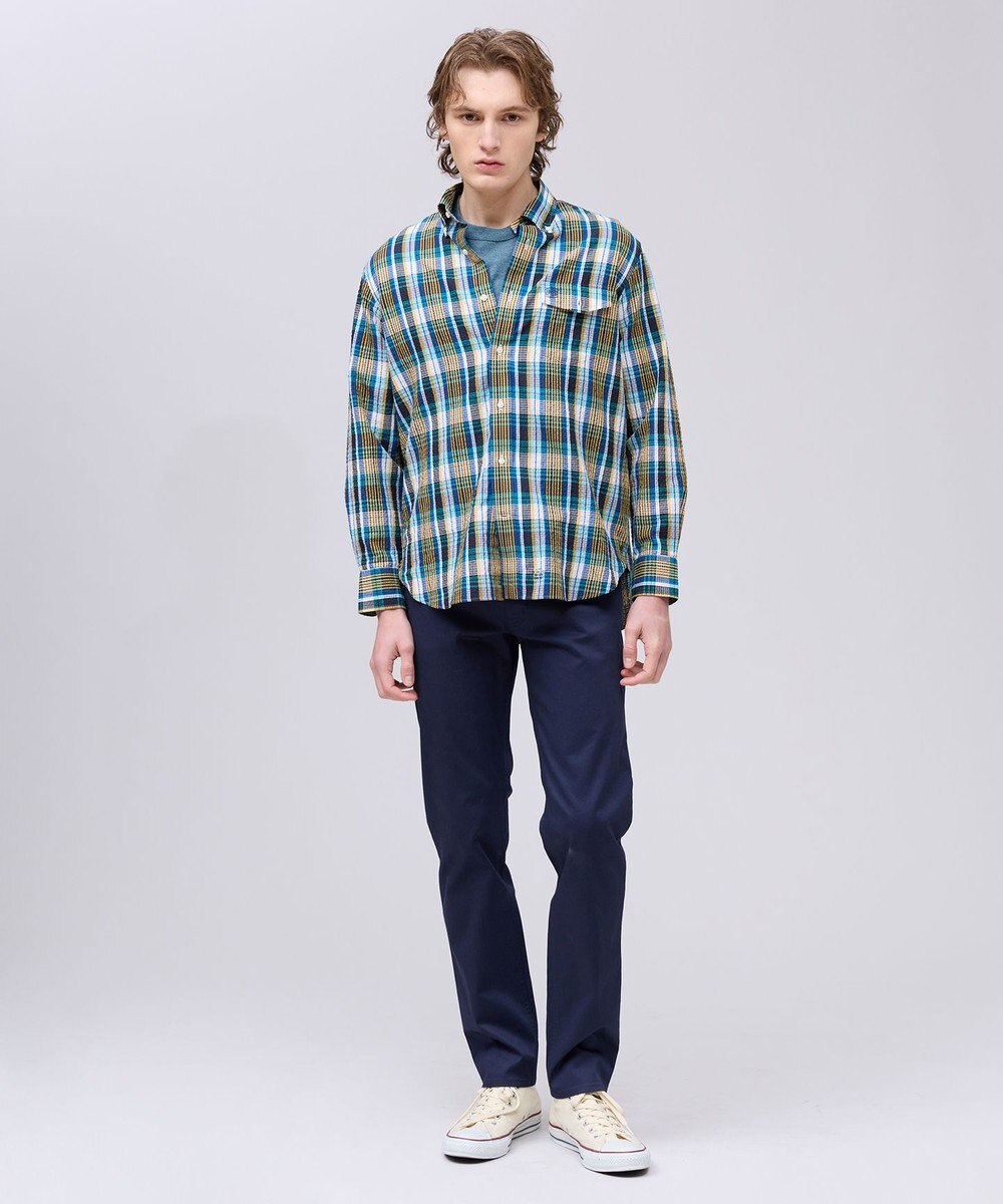 J.PRESS MEN 【Aero Weave】クールマックス サッカーシャツ / B.D. 