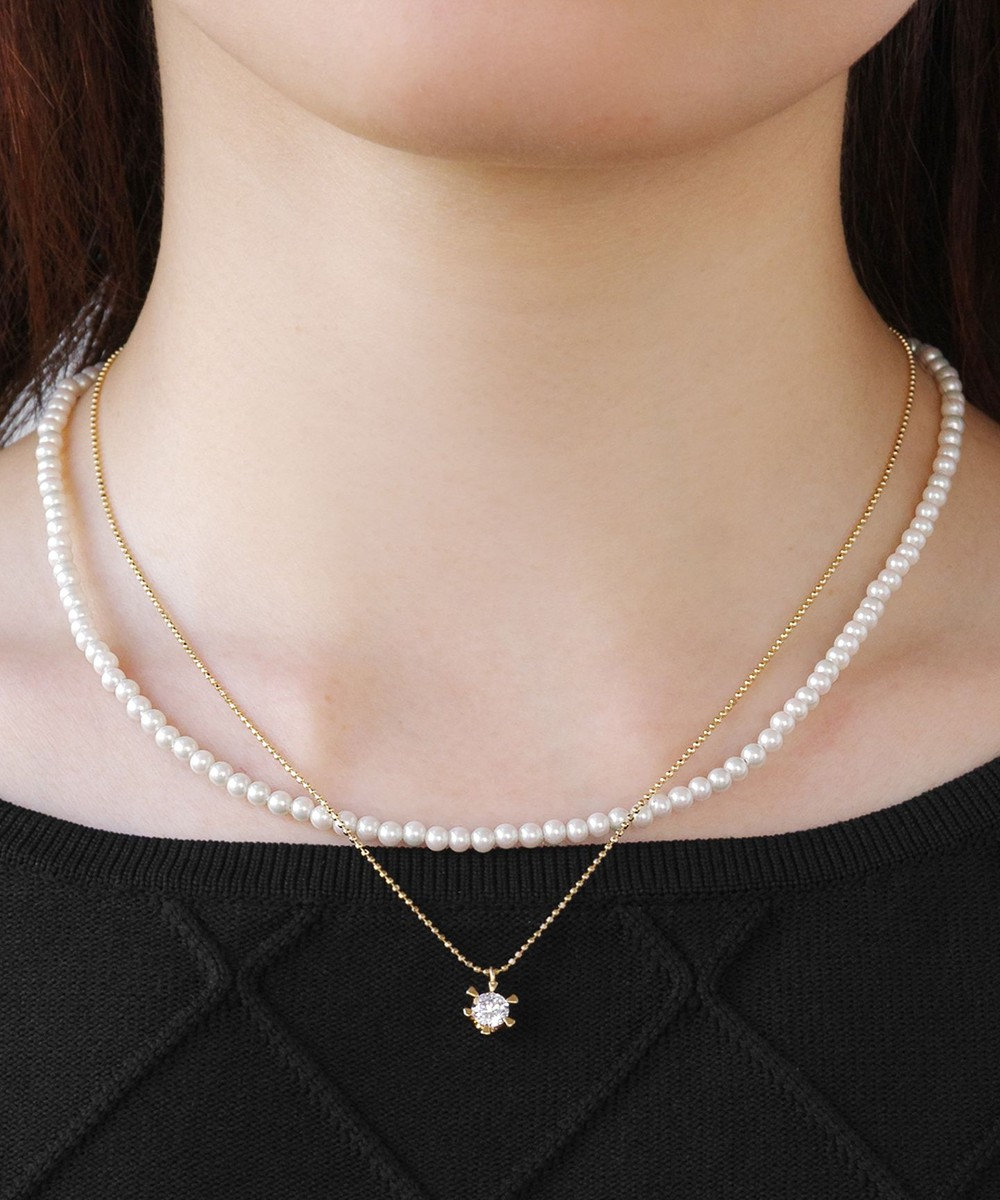 TOCCA BIJOUX＆BABY PEARL NECKLACE 2連セットネックレス 