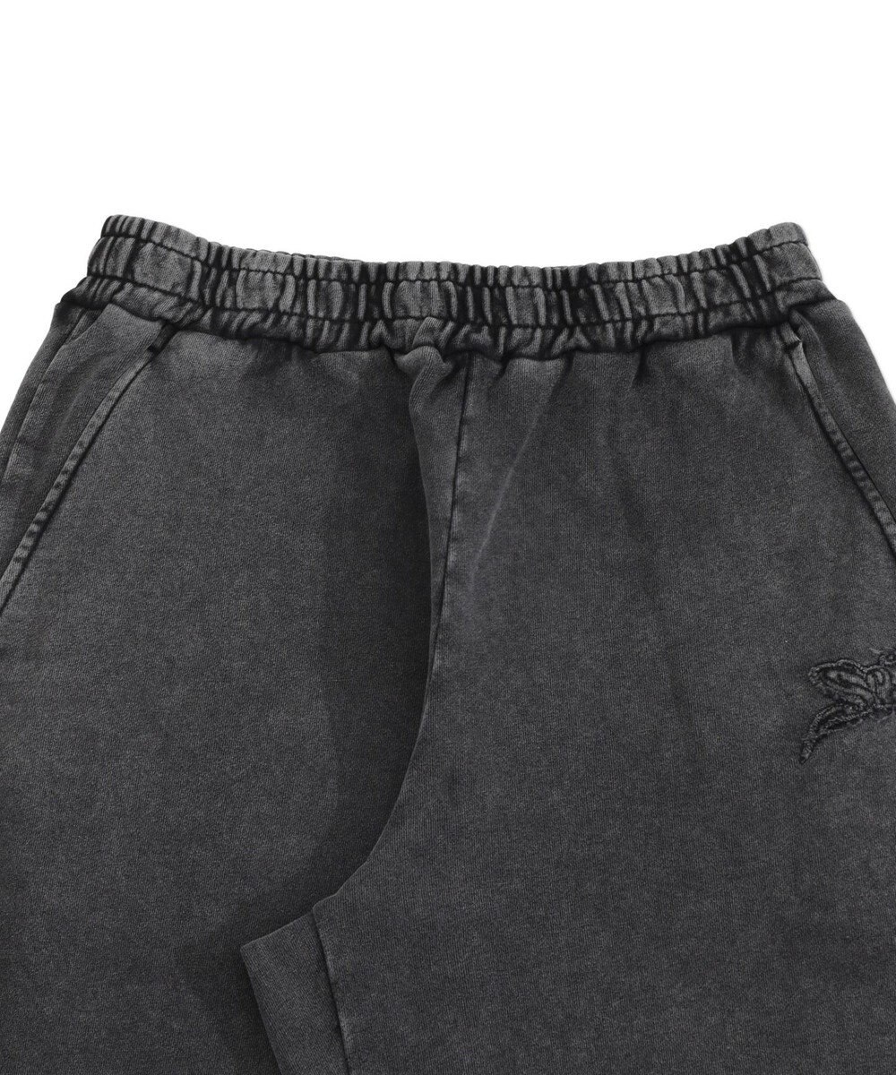 WEGO 【ユニセックス着用ITEM】ブリーチスタッズロゴスウェットパンツ 