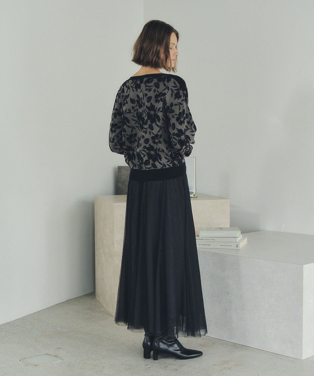 YECCA VECCA レイヤードチュールマーメイドスカート 