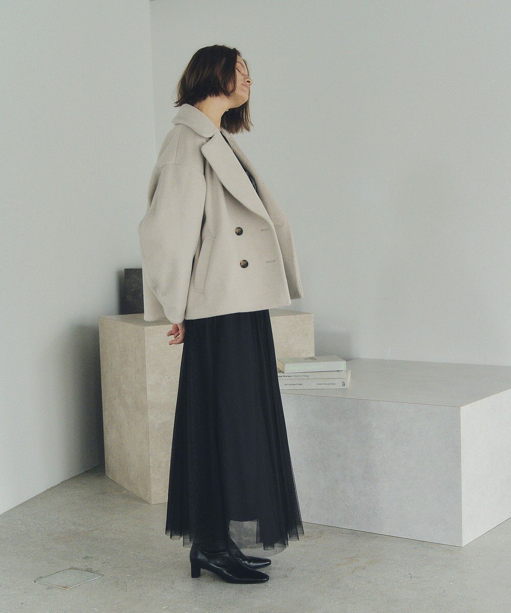 YECCA VECCA レイヤードチュールマーメイドスカート 