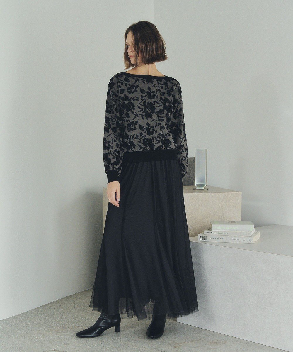 YECCA VECCA レイヤードチュールマーメイドスカート 