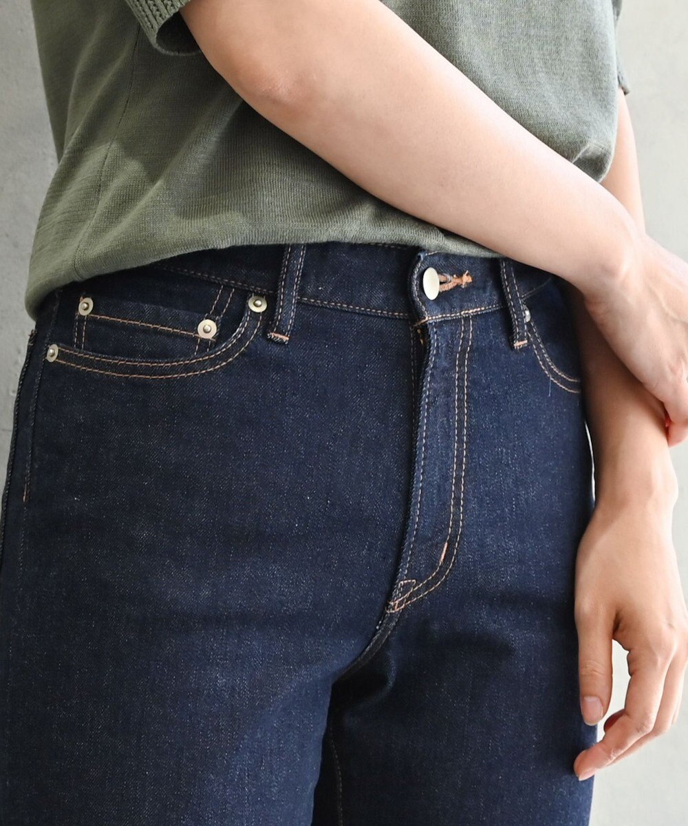 muuc 〈国産デニム〉〈S-XLサイズ展開〉〈ストレッチ素材〉〈ワンウォッシュで柔らかく軽い〉ストレートシルエットのジーンズパンツ 