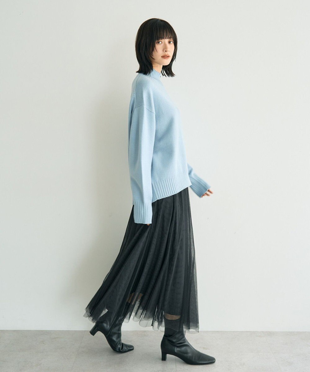 YECCA VECCA レイヤードチュールマーメイドスカート 