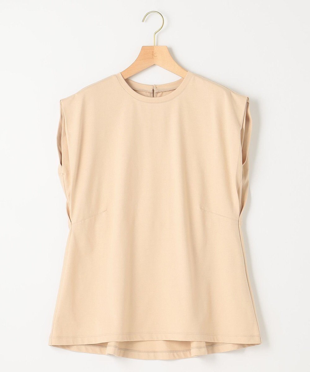 組曲 S 【洗える】バックパールフレアカットソー 