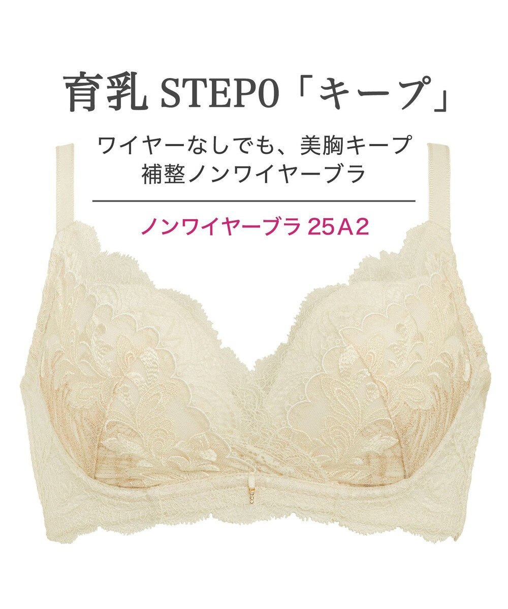 BRADELIS New York 【BRADELIS New York】ノンワイヤーブラ25A2 補正下着 ブラジャー 脇高設計 谷間メイク 