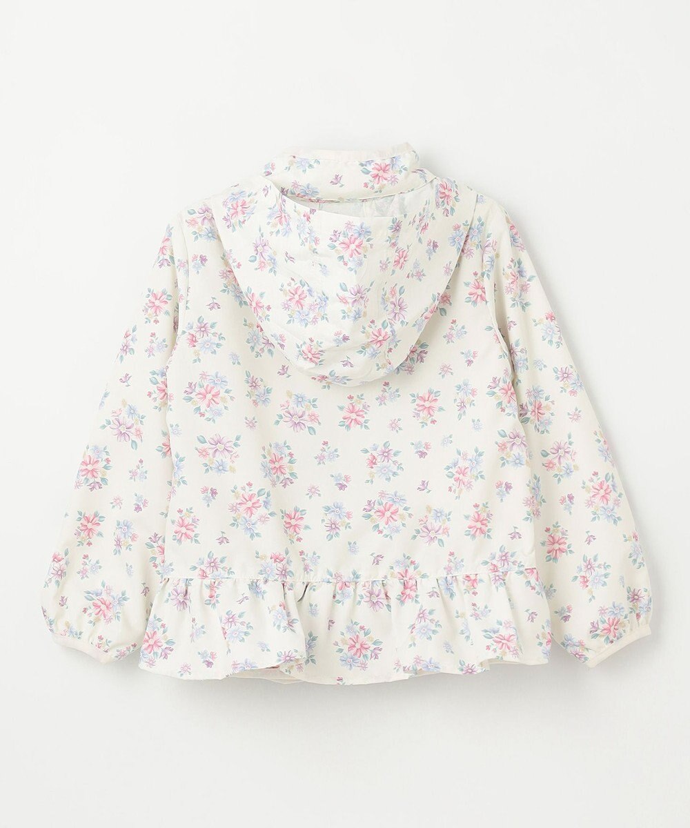 ANY KIDS 裾ペプラム 花柄 ブルゾン 