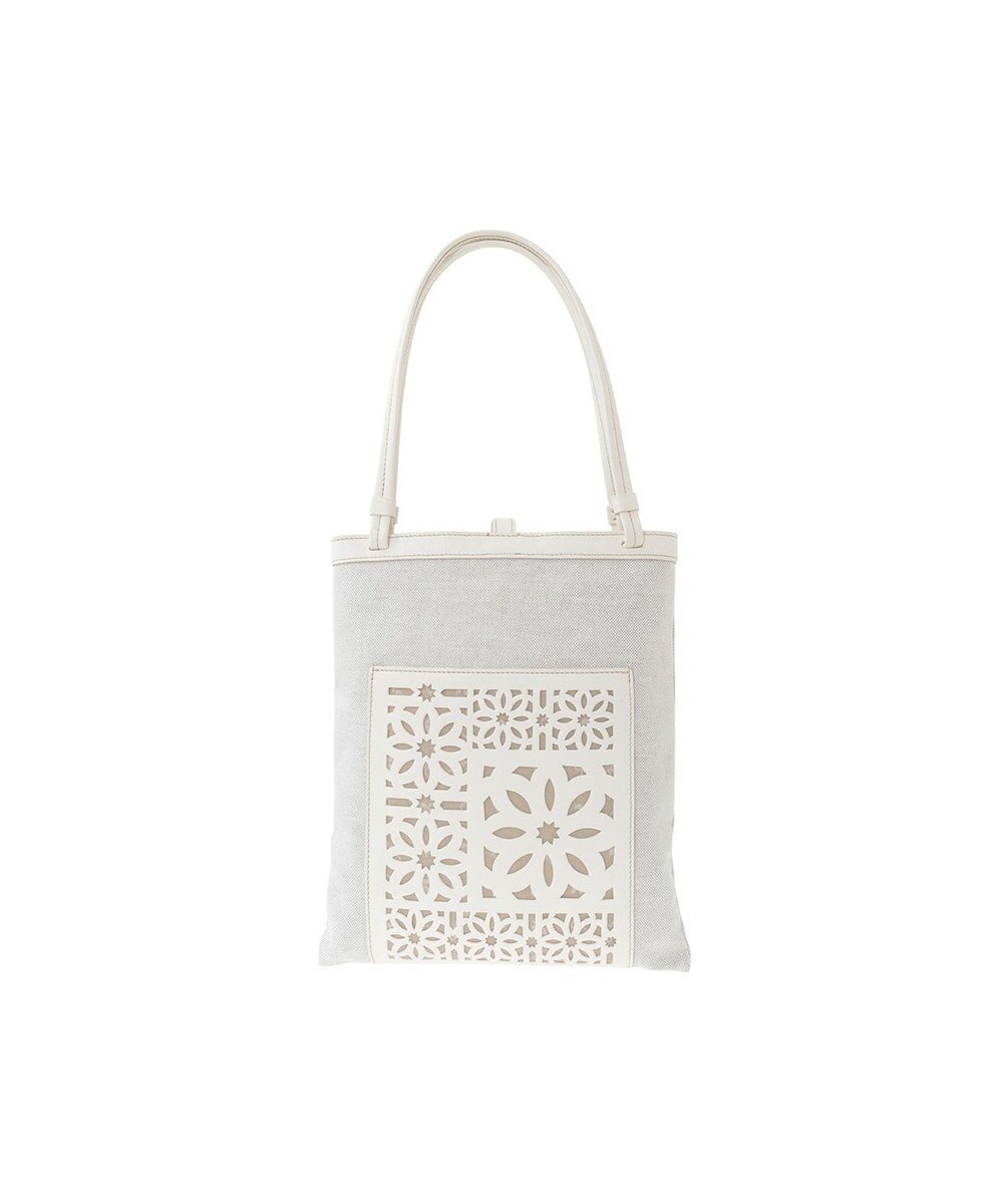 genten タペストリーカットワーク トートバッグ 