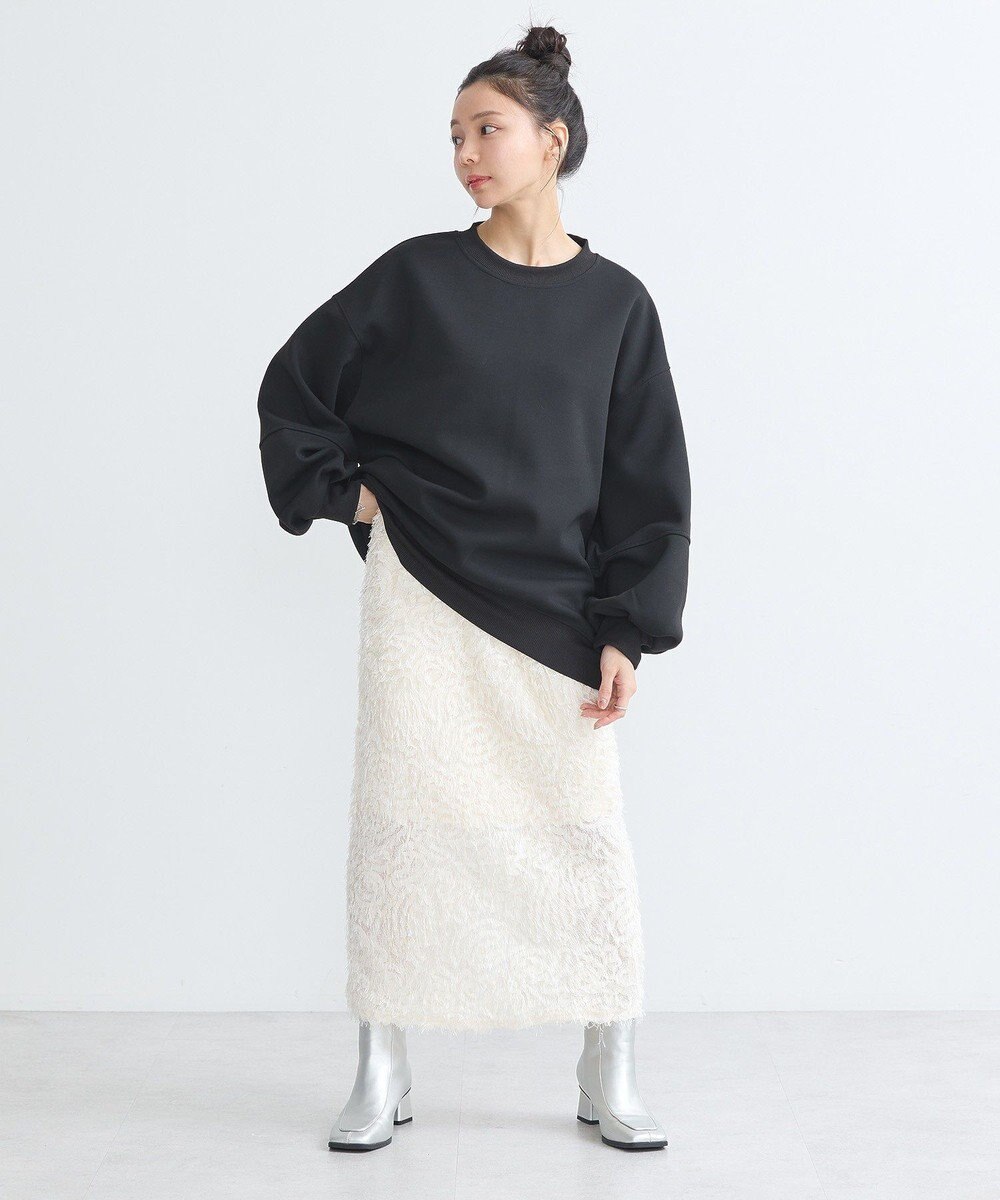 earth music&ecology ダンボールニットバックＺＩＰチュニック 