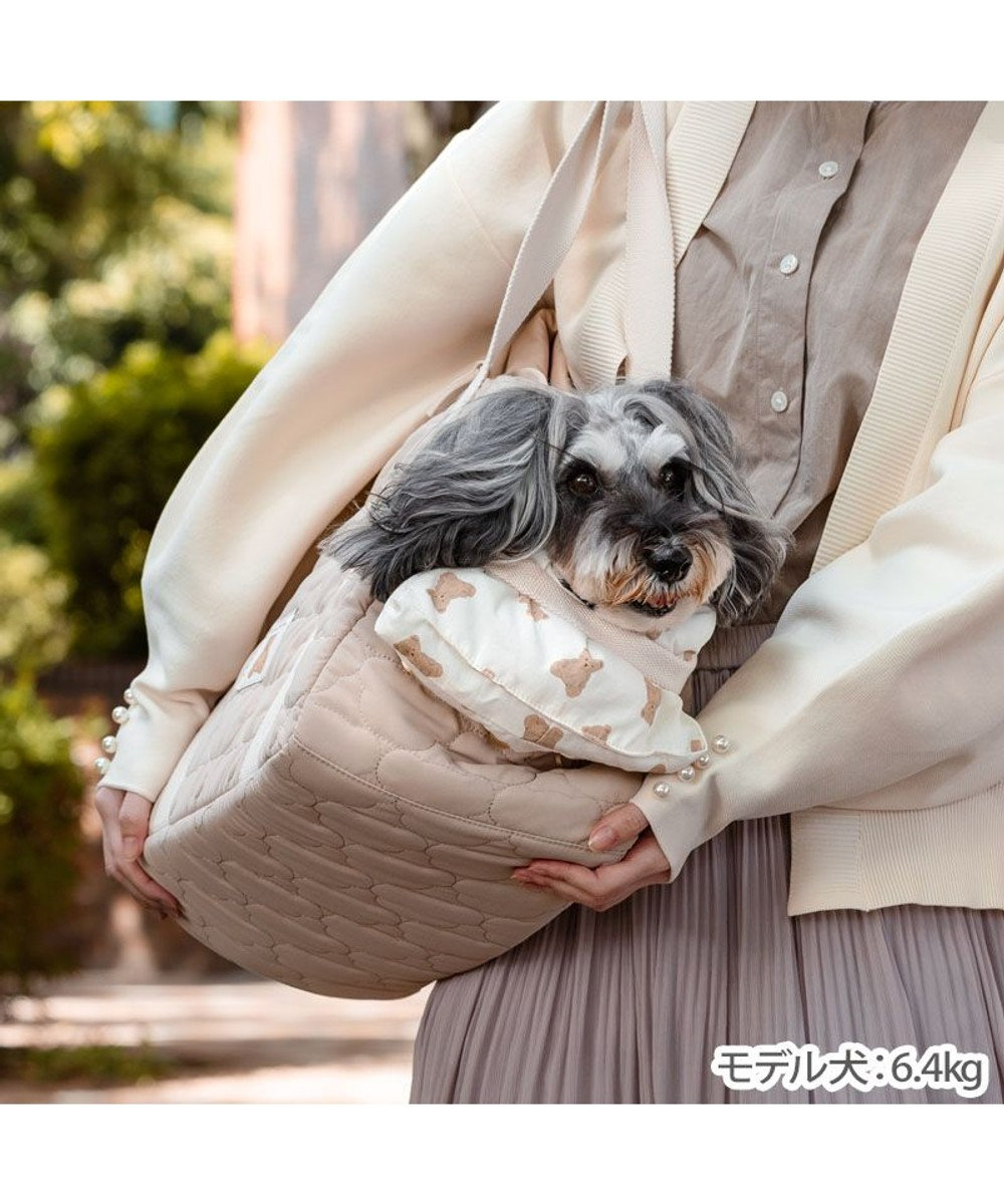 ペットパラダイス くまちゃん あごのせ キャリーバッグ 小型犬 約4～8kg, 小型犬, 約4～8kg