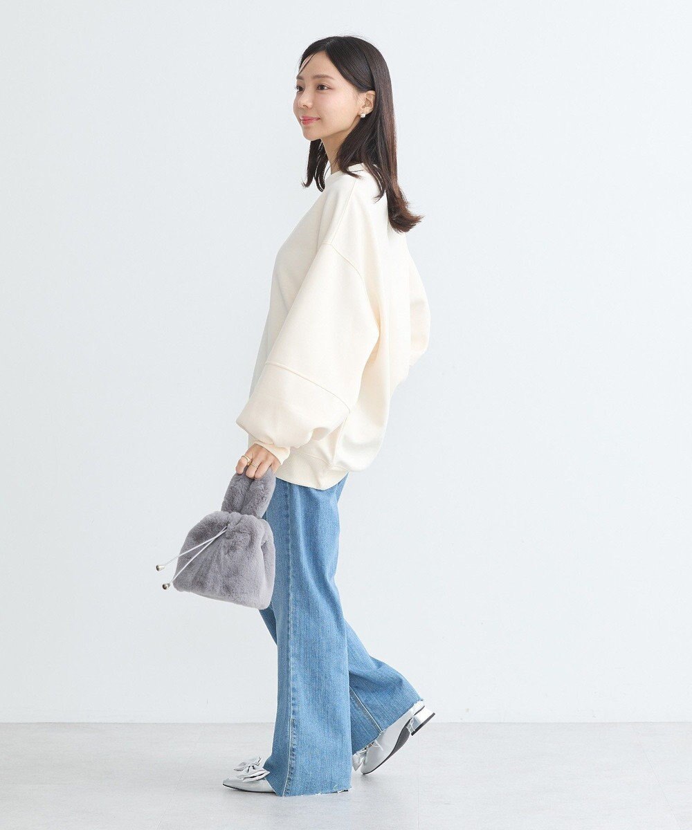 earth music&ecology ダンボールニットバックＺＩＰチュニック 