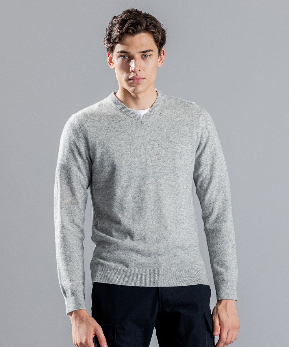 JOSEPH HOMME ピュアカシミヤ　Vネックニット 