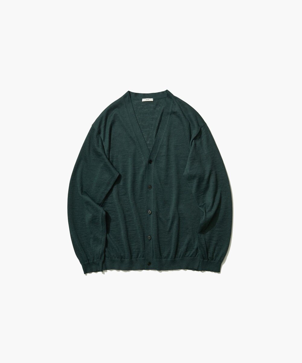 ATON RAMIE CASHMERE | Vネックニットカーディガン - UNISEX 
