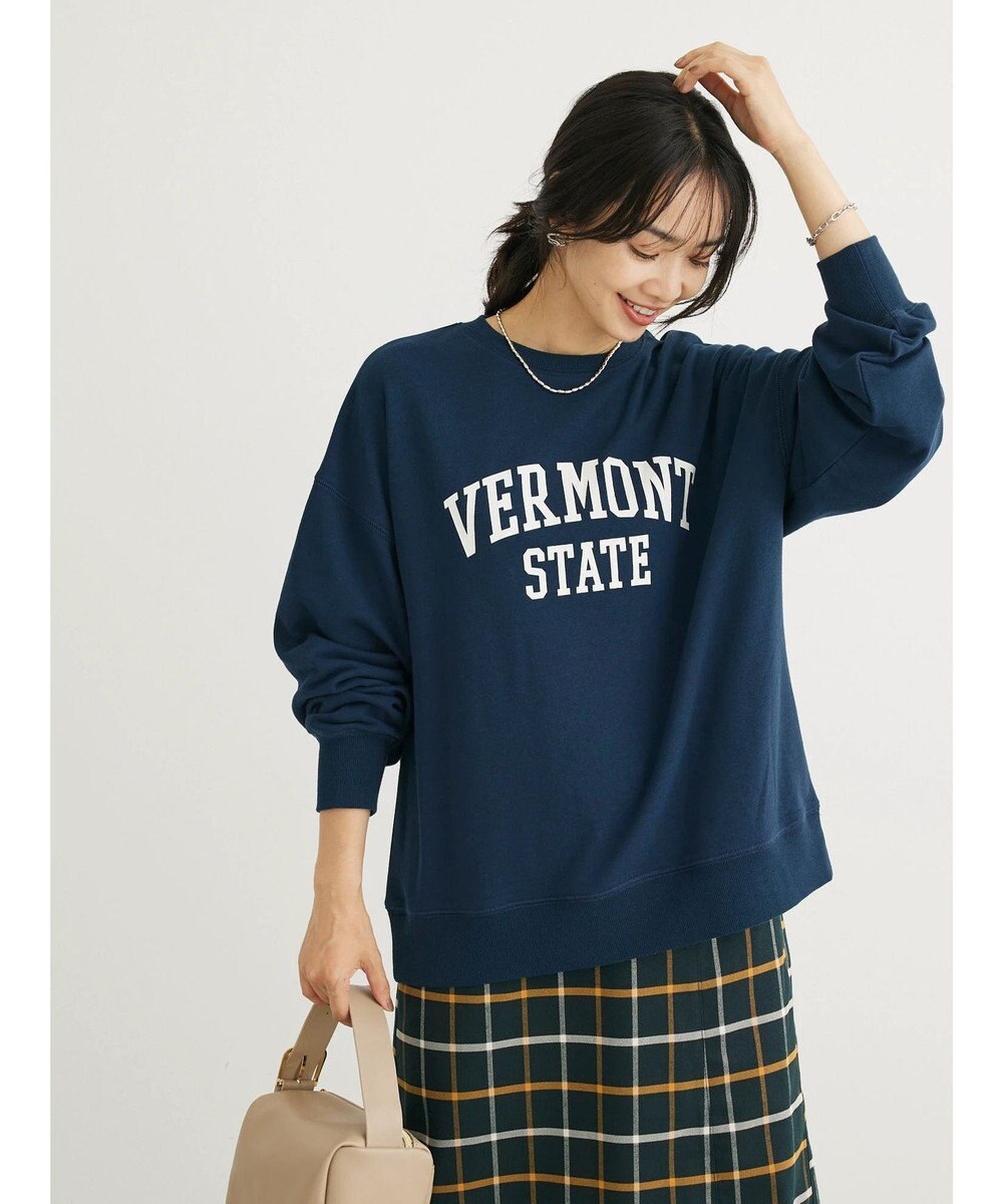 Green Parks アソートロゴ裏毛プルオーバー 