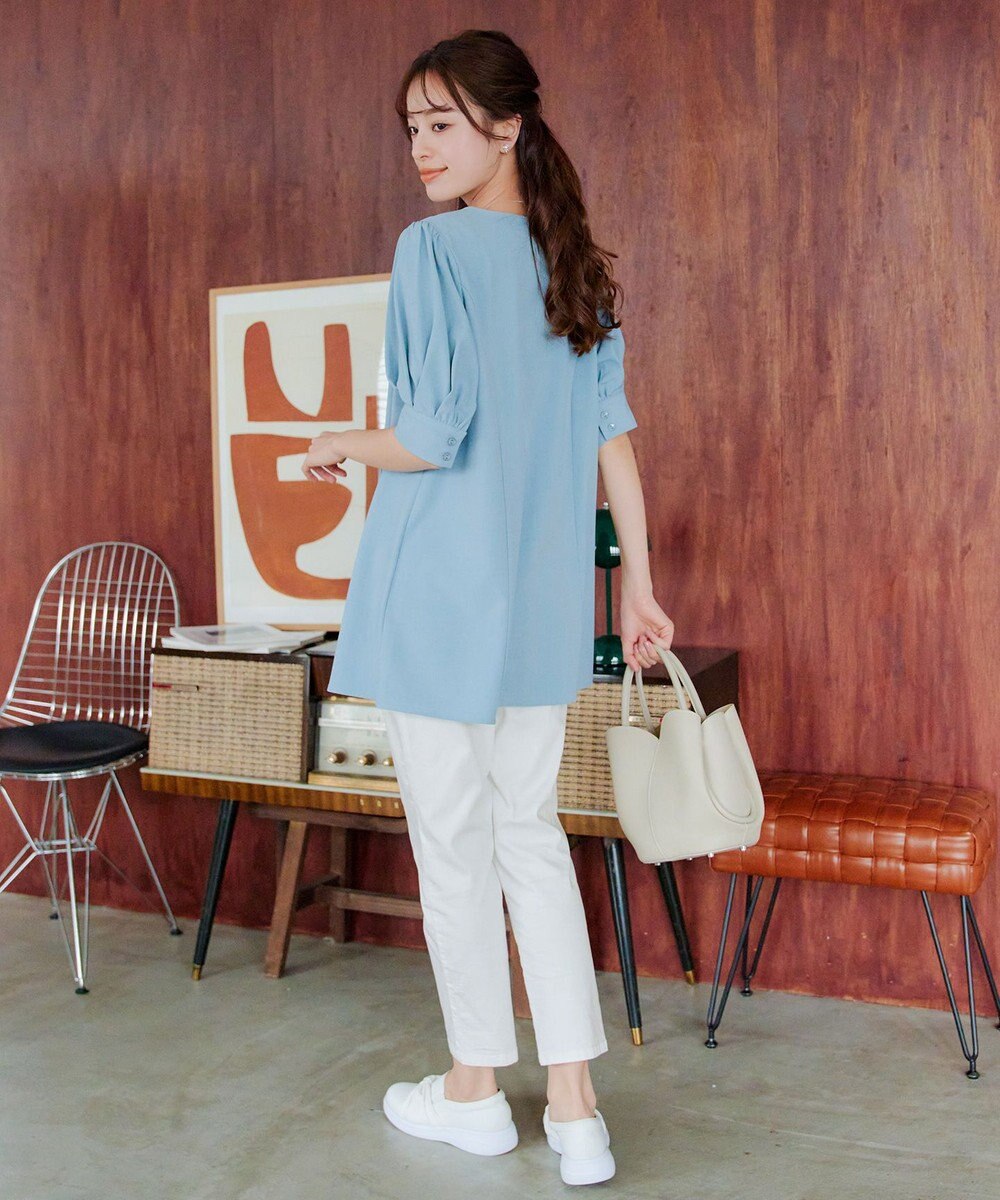 Tiaclasse 【新色追加・洗える】アンクルテーパードパンツ 