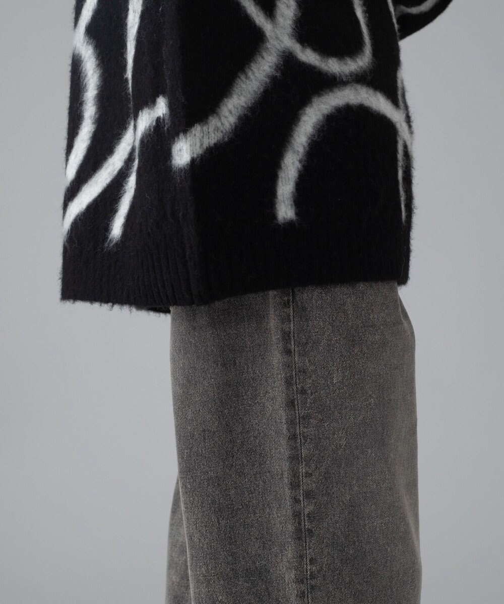 WEGO 【ユニセックス着用ITEM/MLサイズ展開】ファジーパターンプルオーバー 