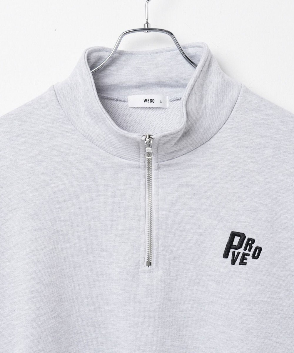 WEGO ヘビーウエイトハーフZIPワンポイントPO 