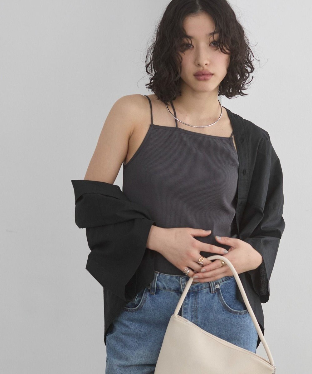 WEGO 【ANGIE VINTAGE/SMLサイズ展開】ストラップカップ付きベアキャミソール 
