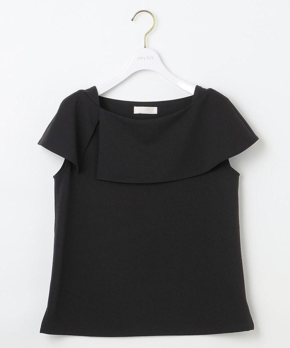 ANY SIS L ケープディテール カットソー 