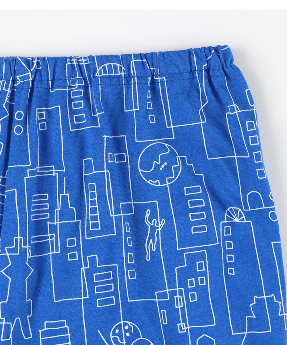 ワコール／睡眠科学 パジャマ 5分袖 半袖 8分丈 綿100%(本体) 天竺素材 メンズ YGT153 睡眠科学／ワコール 