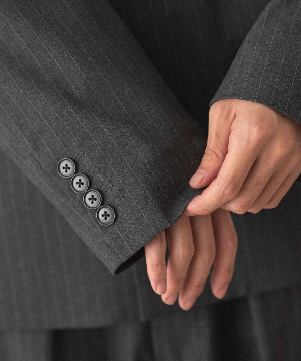 WEGO 【フォーマル/セットアップ対応】ダブルテーラードジャケット 