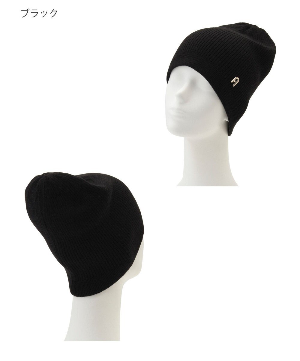 MOONBAT 【WEB限定】FURLA(フルラ)アーチロゴ付き ニット帽 帽子 UVカット 手洗いOK 